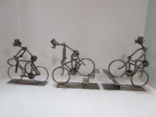Original Hine & Kunse Metal Sculptures