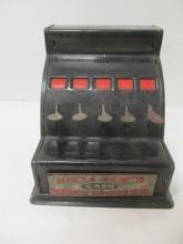 Vintage The Durable Toy & Novelty Co. "Uncle Sam's Cash Store Register" Tin Toy