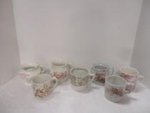 Antique Ironstone Mugs and Creamer