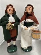 Two Limited Edition Byers' Choice Ltd. The Carolers