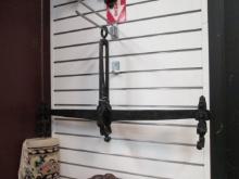 Antique Early 1800s Gold/Fur Trader Cast Iron Bar Balance Scale