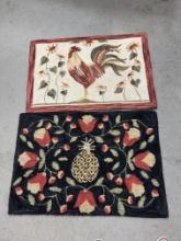 Two Park Designs Hooked Rugs