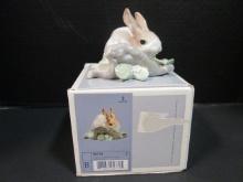 Lladro "Rabbit Eating" Porcelain Figurine in Original Box