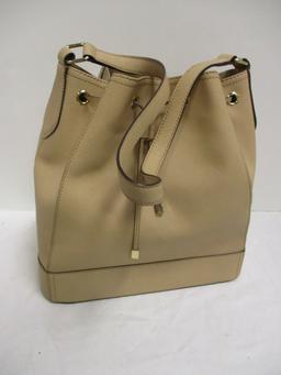 Calvin Klein Beige Shoulder Bucket Handbag