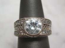 Sterling Silver CZ Ring