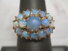 14k Gold Antique Opal Ring