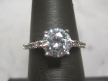 Sterling Silver Fancy CZ Ring
