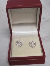 14k Gold Diamond Earrings