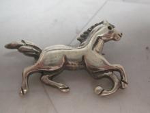Sterling Silver Figural Horse Brooch