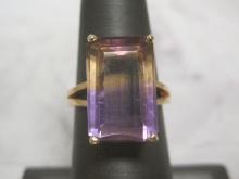 14k Gold Ametrine Ring