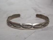 Sterling Silver Navajo Cuff Bracelet