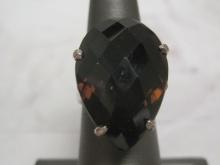 Sterling Silver Smokey Quartz Ring