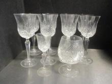 Wedgwood Eight Matching Lead Crystal Stems, One Chipped on Lip, Two Misc. Wedgwood Pieces.