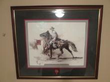 1994 Bob Graham Pencil Signed Limited Edition "The Stainless Banner" 2nd SC Cavalry
