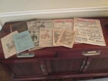 Antique 1860s and 1912 Magazine Publications