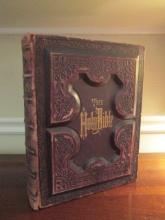 1876 Leather Bound "The Holy Bible"