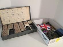 1950s Korean War Era Army Military Campaign Pins, Service Medals, Buttons,