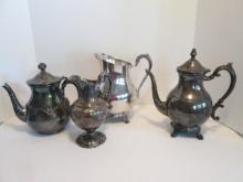 Silverplated Coffee Pots and Pitchers
