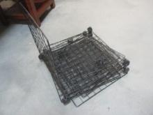 Metal Wire Interlocking Shelves.