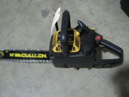 14" MCCULLOCH CHAIN SAW
