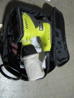 RYOBI SANDER WITH CASE