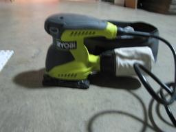 RYOBI SANDER WITH CASE