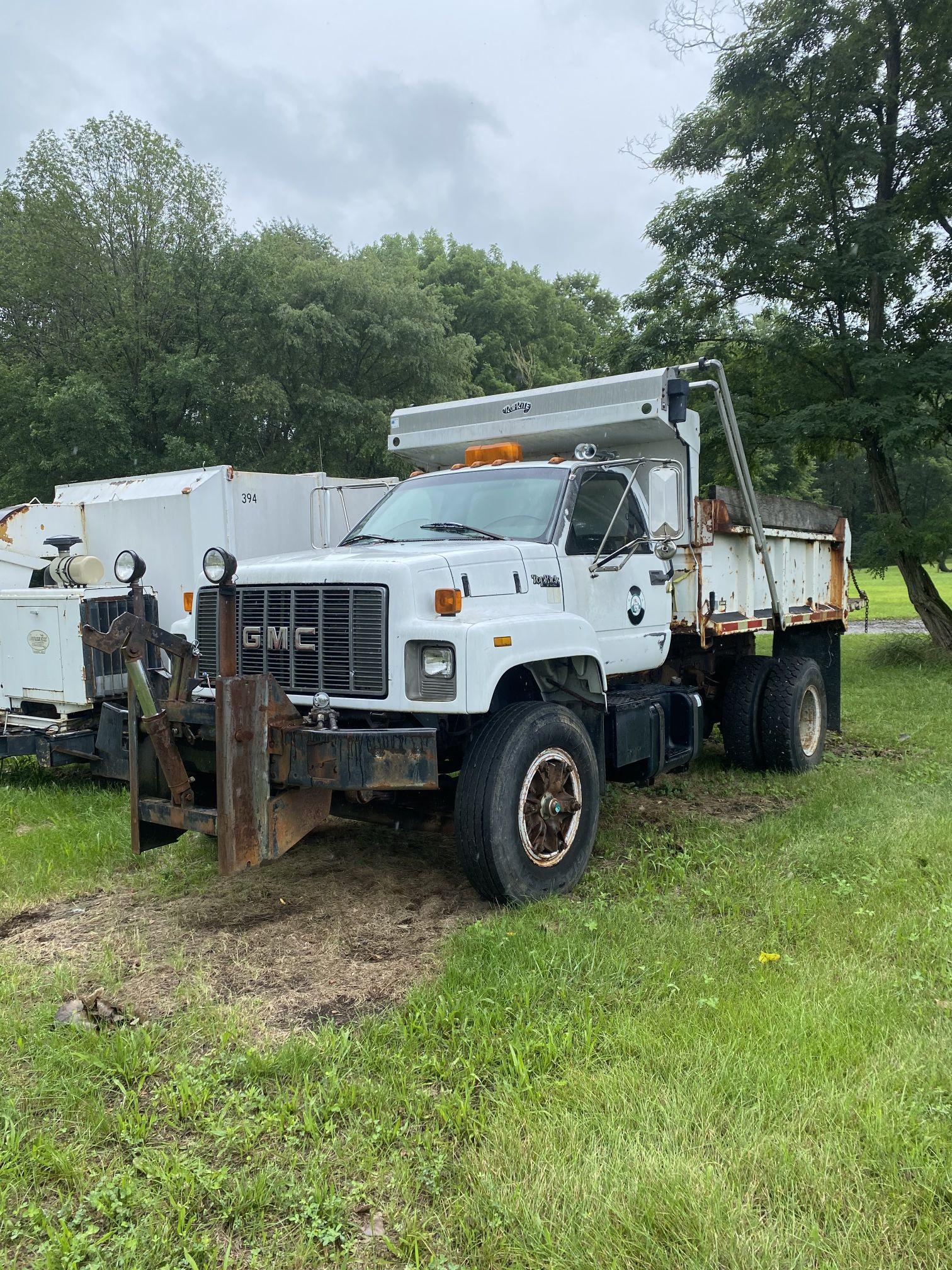 1995 GMC dump truck