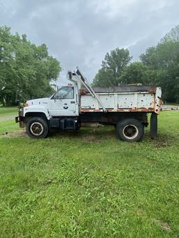 1995 GMC dump truck