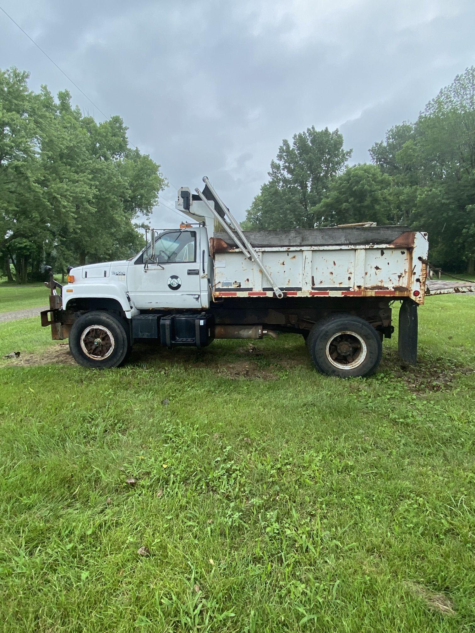 1995 GMC dump truck
