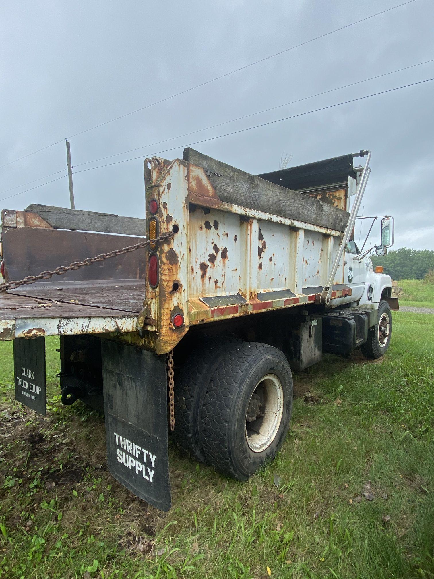1995 GMC dump truck