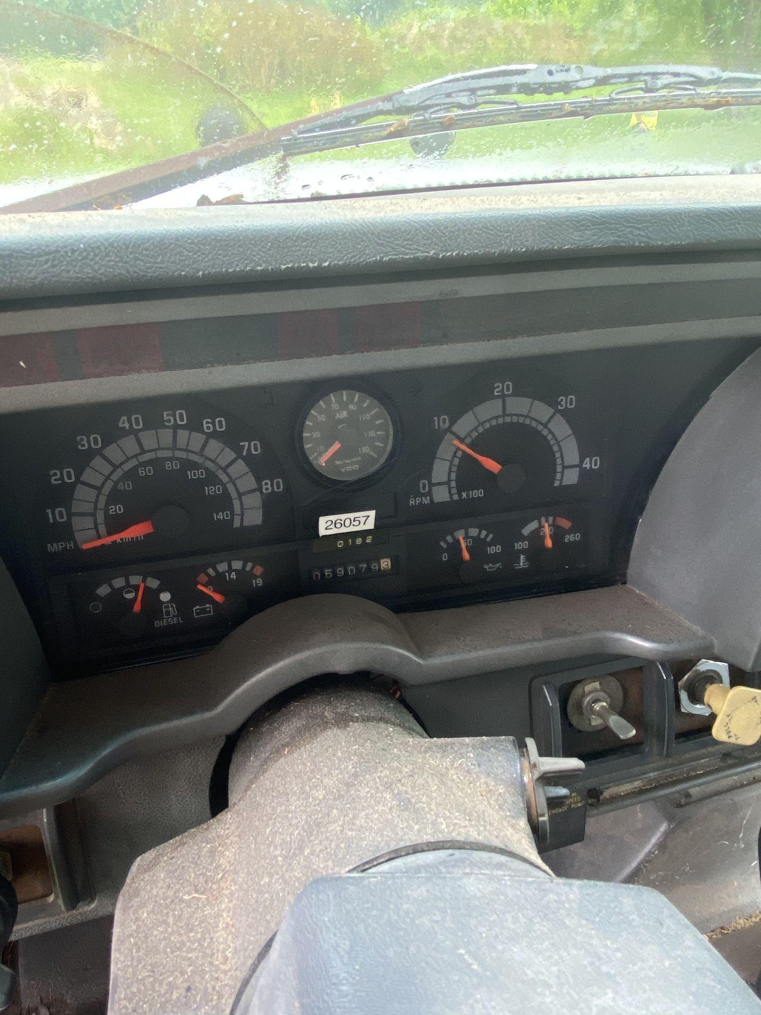1995 GMC dump truck
