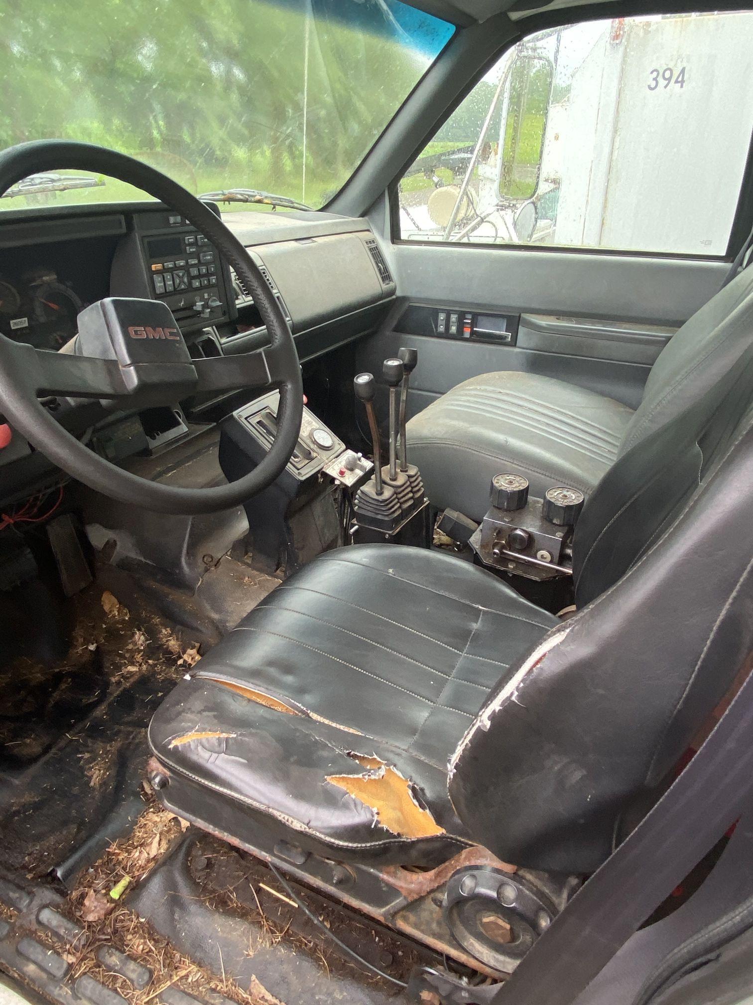 1995 GMC dump truck