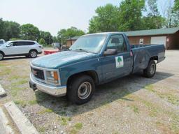 1998 GMC Sierra pickup truck