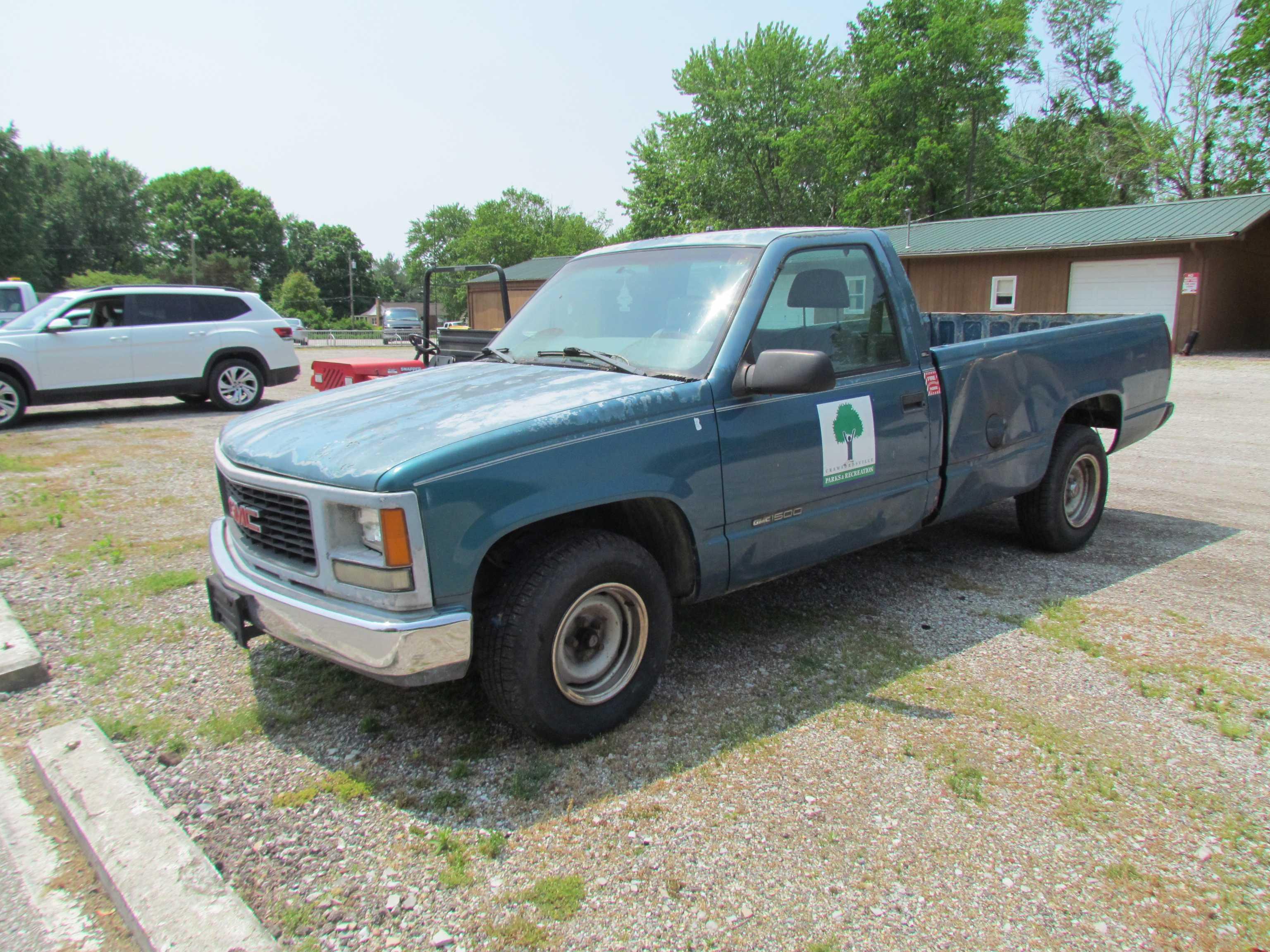 1998 GMC Sierra pickup truck