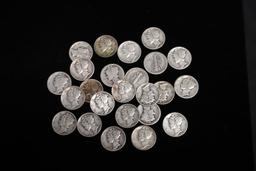 $10 FACE MERCURY 90% SILVER DIMES