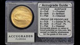 1925 S St Gaudens $20 gold Double Eagle