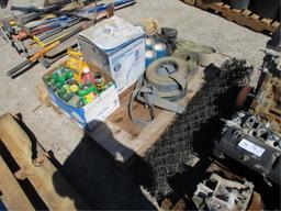 Lot Of Panel Kit, Cart Wheels, (2) Water Hoses,