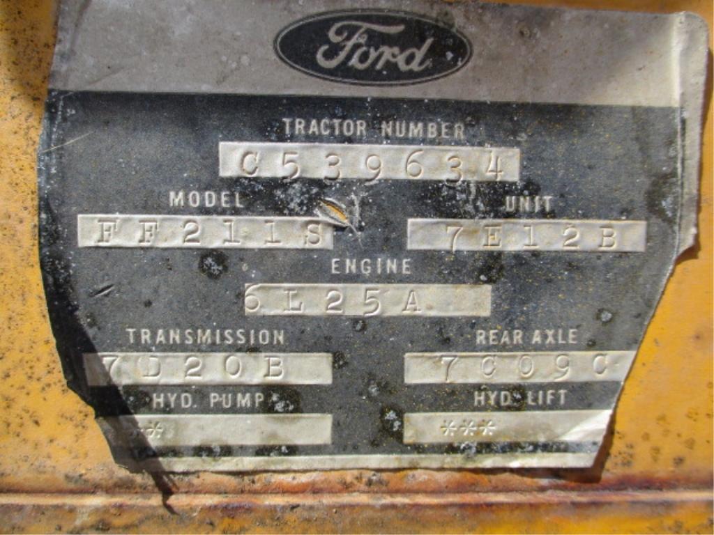 Ford FF211S Front Loader Tractor,