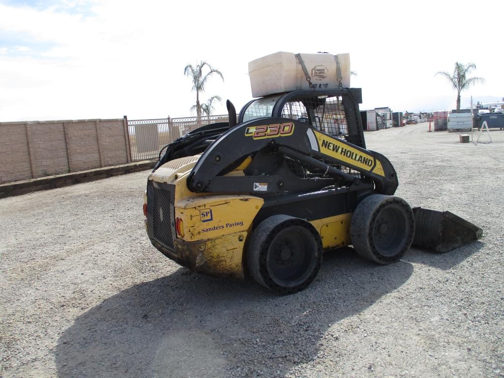 2011 New Holland L230 Skid Steer Loader,