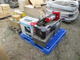 (2) Pallets Of Portable Fan, Light Fixtures,