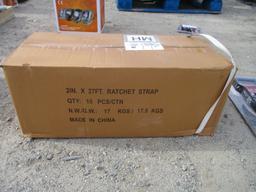 New Unused 2" x 27' Ratchet Straps,