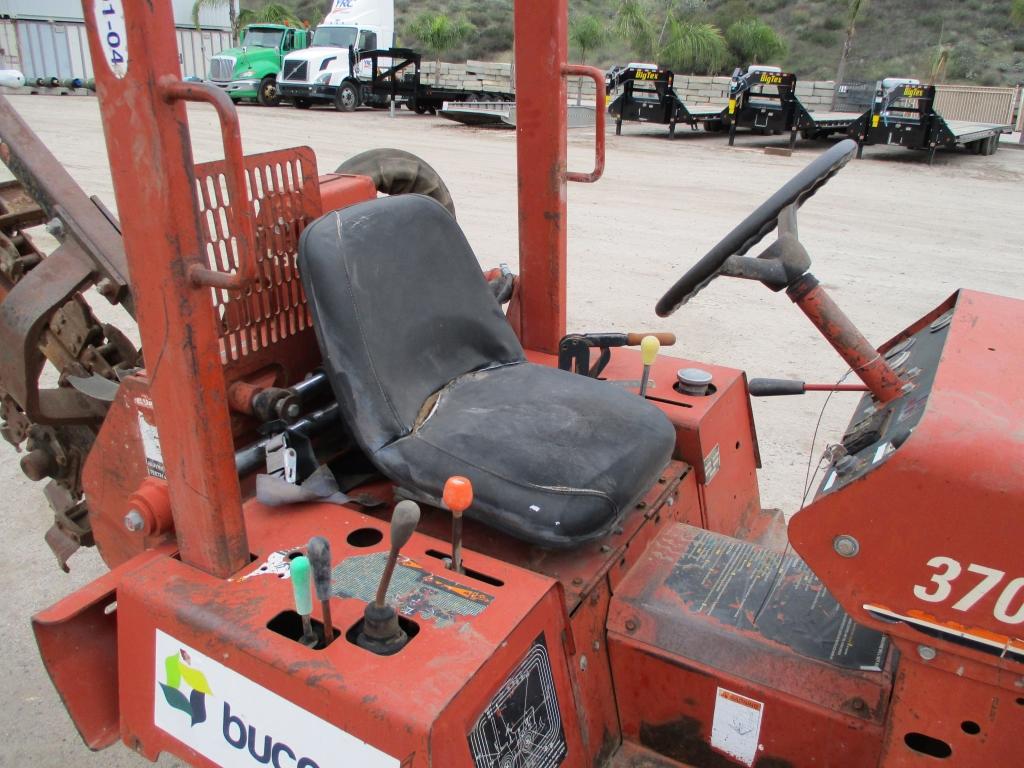 2001 Ditch Witch 3700DD Ride-On Trencher,