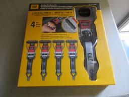 (4) New Unused 16' x 1/2" Cat Ratchet Straps,