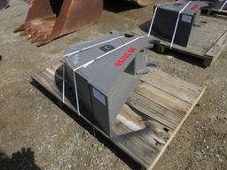 Lot Of 12" Q/C Clean Out Mini-Excavator Bucket,