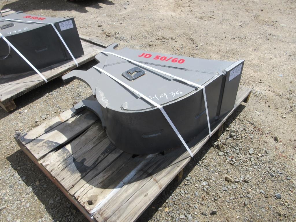Lot Of 12" Q/C Clean Out Mini-Excavator Bucket,