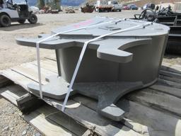 Lot Of 12" Q/C Clean Out Mini-Excavator Bucket,