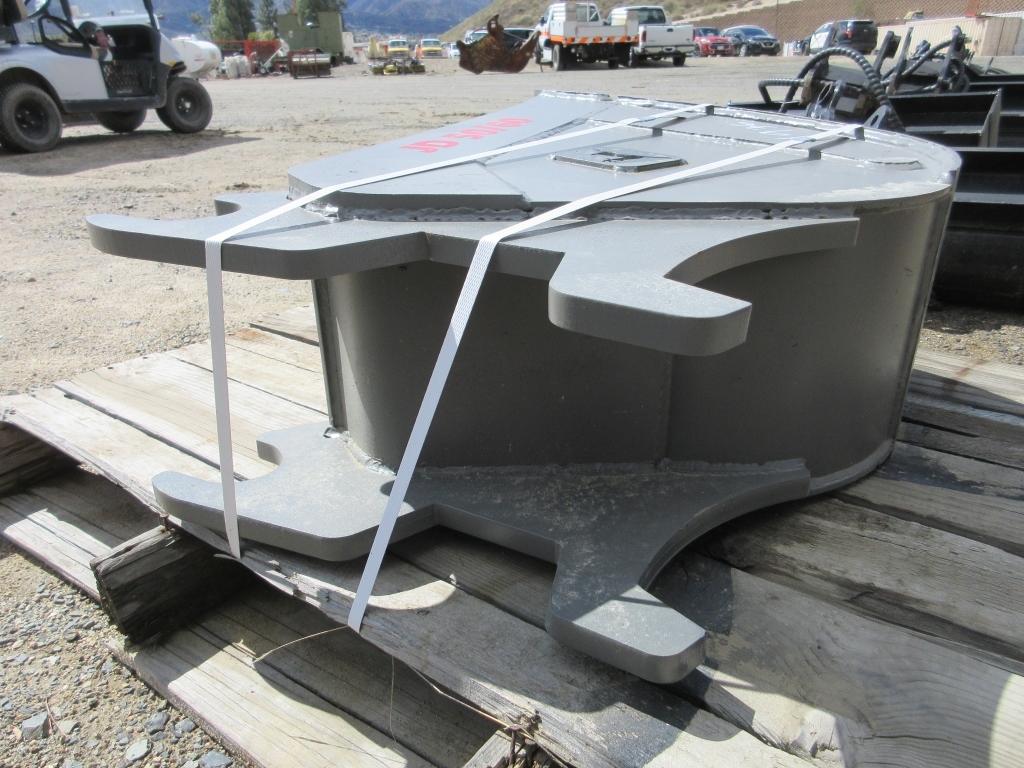 Lot Of 12" Q/C Clean Out Mini-Excavator Bucket,
