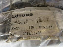 Lot Of (8) Approx 100' x 1/2" Pressure Washer Hose