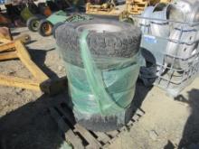 Lot Of (4) 16" 8-Lug Wheels W/Tires,
