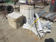 Lot Of Misc Size PVC Pipe,